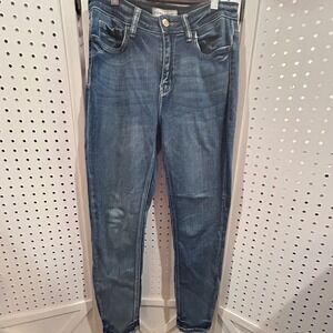 Flying‎ Monkey Skinny Jeans Mid Rise Blue Denim Size 27 Style F4468